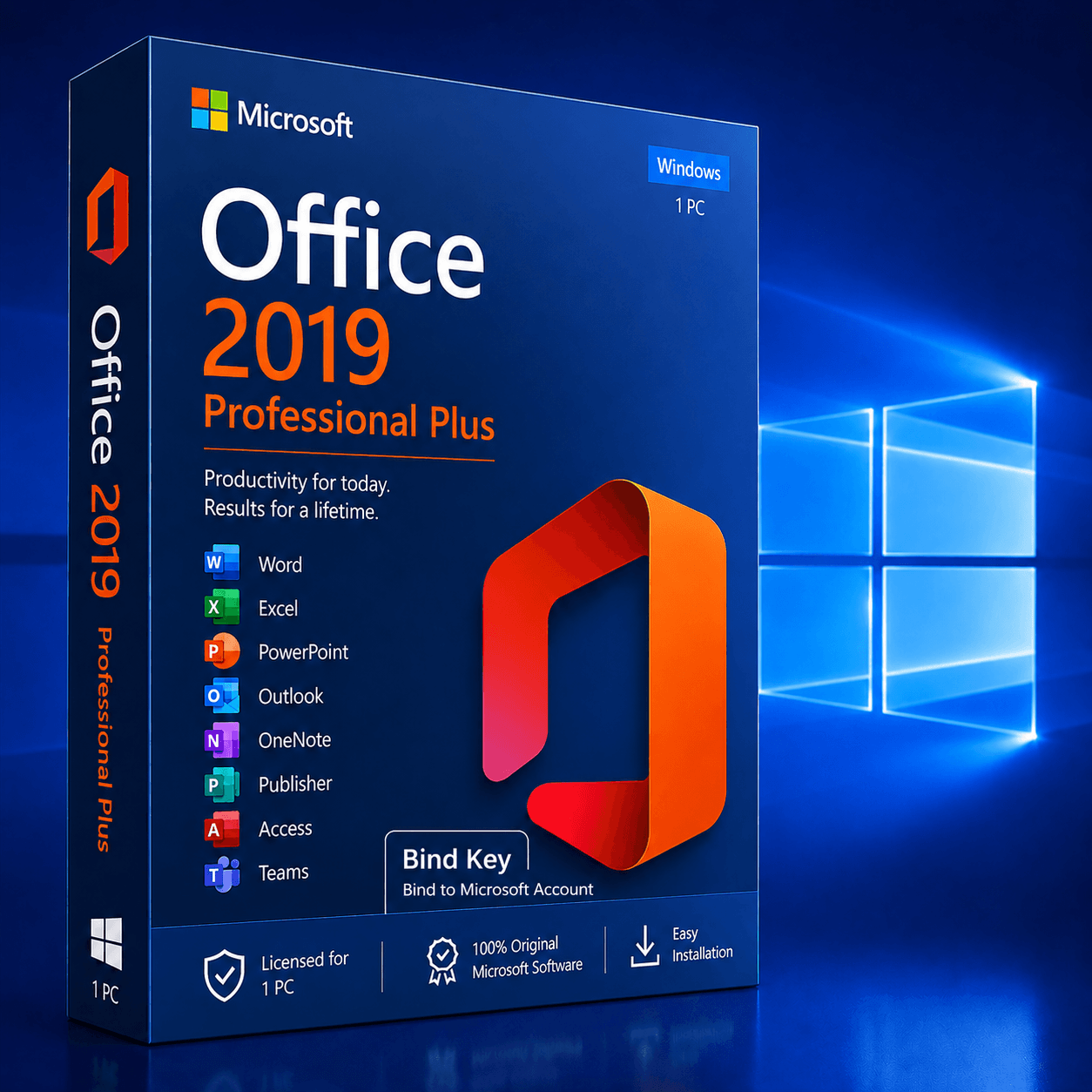 Microsoft Office 2019 Professional Plus License Key – Digital Delivery
